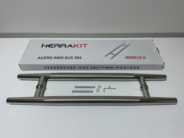 Manija de vidrio Herrakit modelo H punta 32x600x400 pss+sss